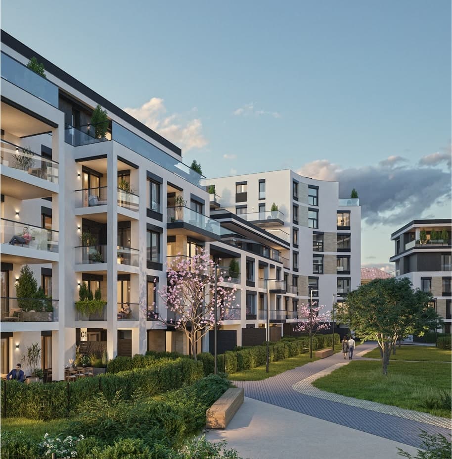 Žižkovské Zahrady vnitroblok