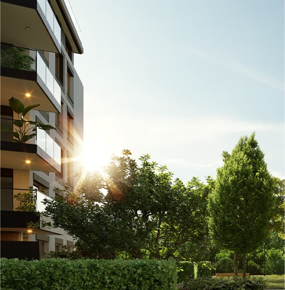 Žižkovské Zahrady zeleň